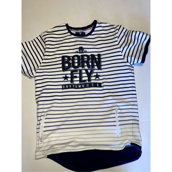 Born Fly Short Sleeve Tee Shirt Men’s 2XL‎ A51 - Picture 1 of 9